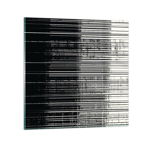 Quadro su vetro - Onde e vibrazioni - 40x40 cm