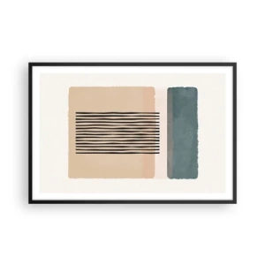 Poster in cornice nera - Tutto a posto - 91x61 cm