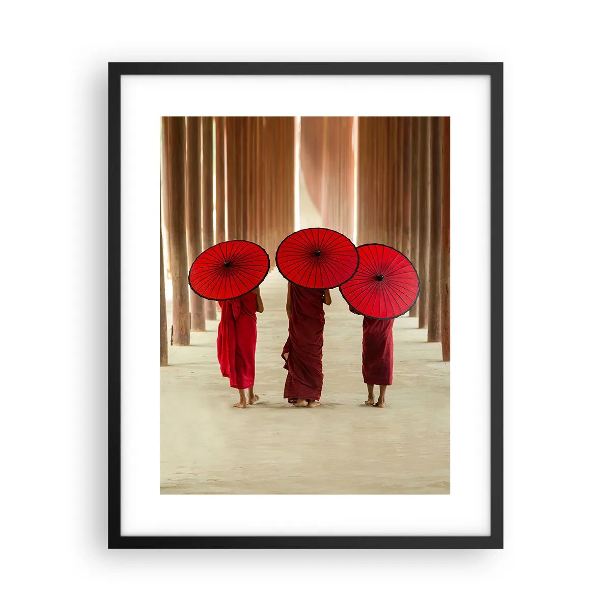 Poster in cornice nera - In cammino verso la Terra Pura - 40x50 cm