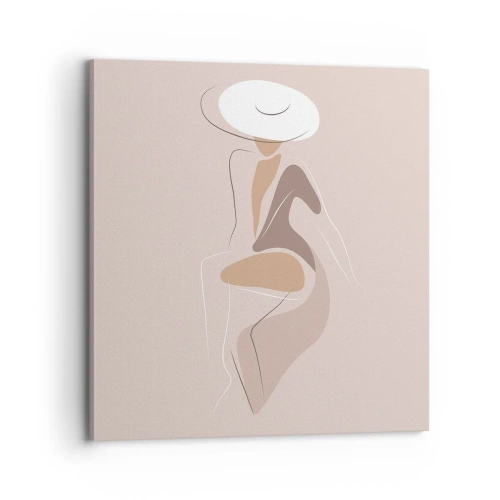 Quadro su tela - Stampe su Tela - Essere una dama - 70x70 cm