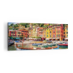Quadro su tela - Stampe su Tela - Mattino italiano - 100x40 cm