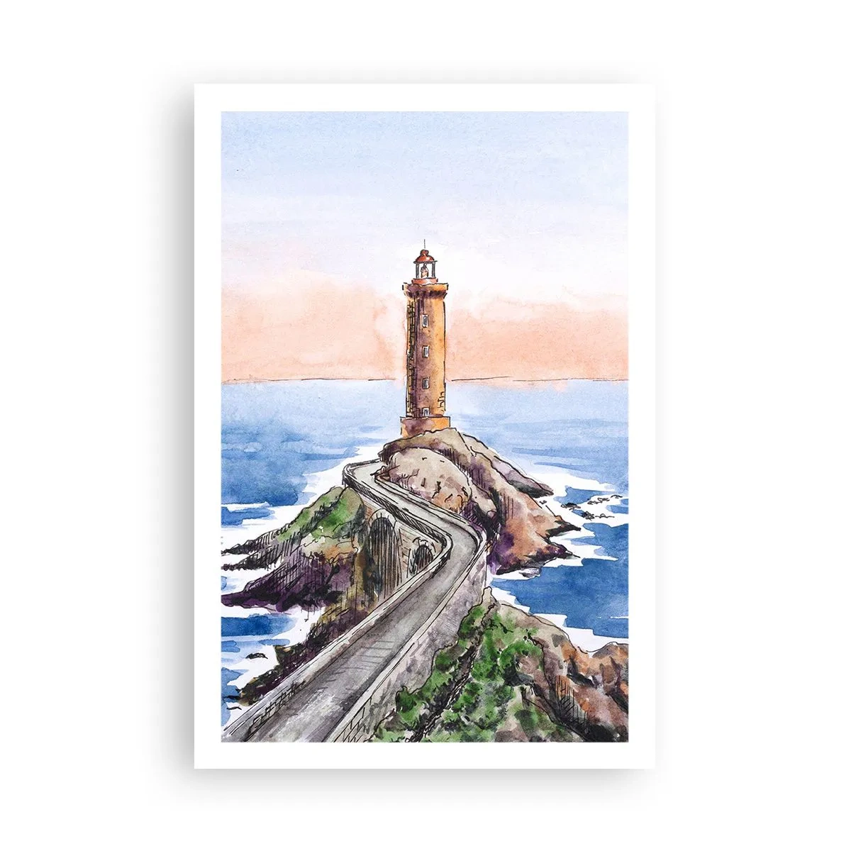 Poster - Rivolto verso il mare - 61x91 cm