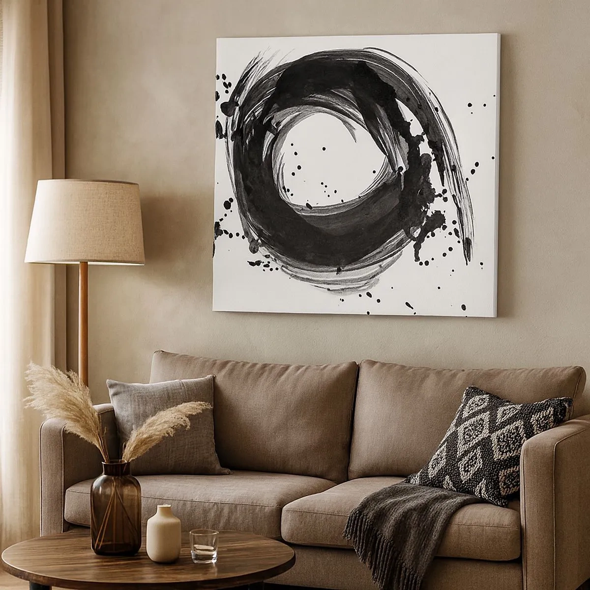 Quadro su tela - Stampe su Tela - Il vortice della creazione - 30x30 cm