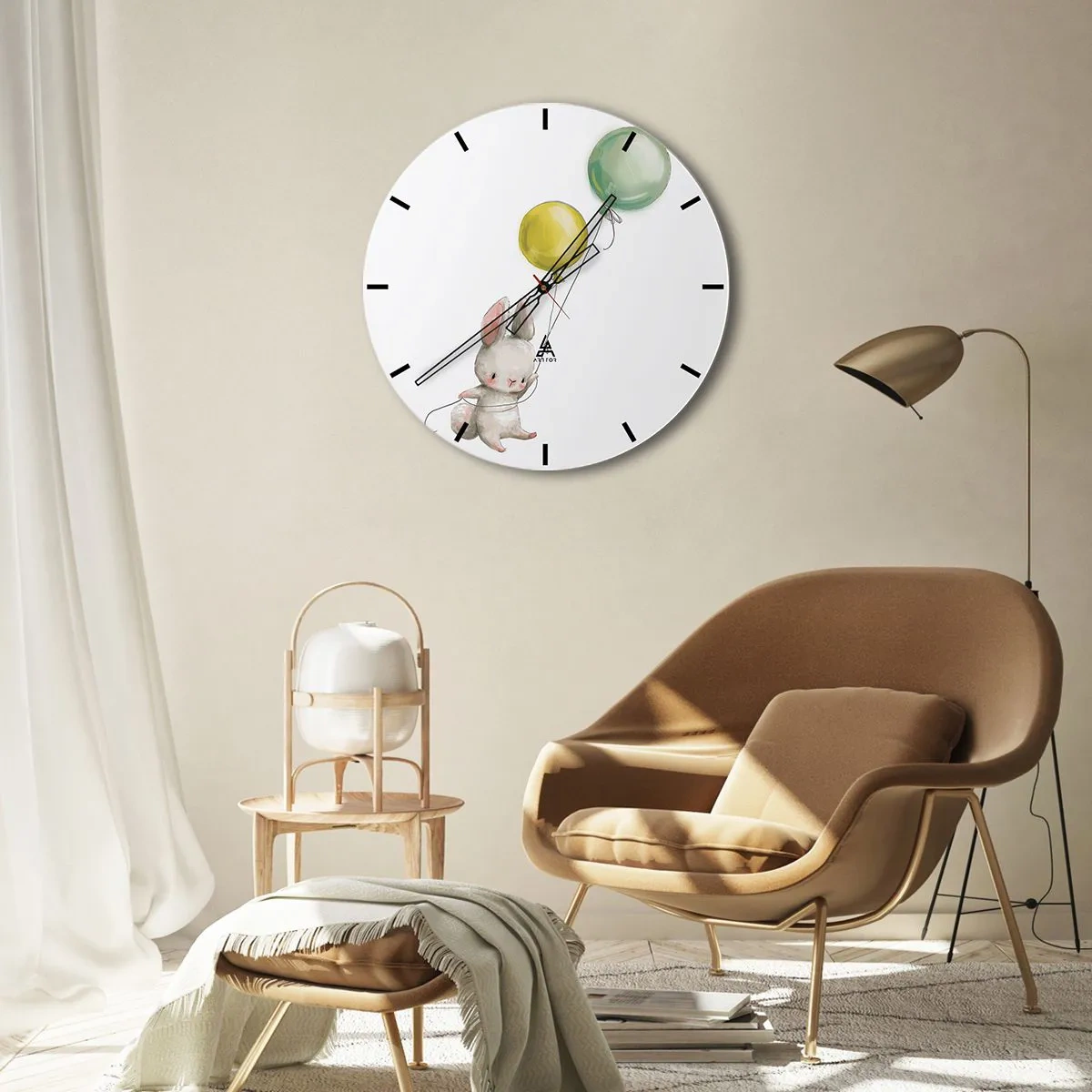 Orologio da parete - Orologio in Vetro - Volo anch'io! - 30x30 cm