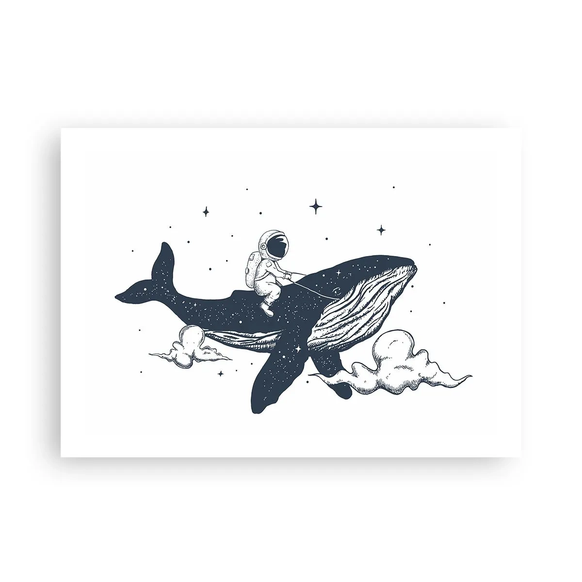 Poster - Avventura nello spazio - 70x50 cm