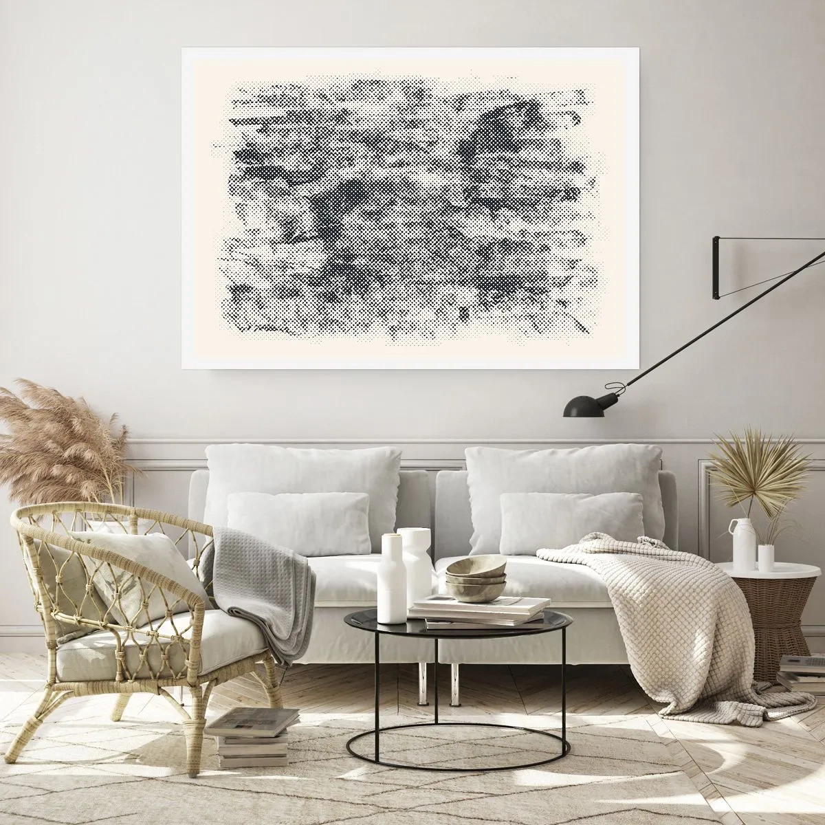 Poster - Composizione nebbiosa - 91x61 cm