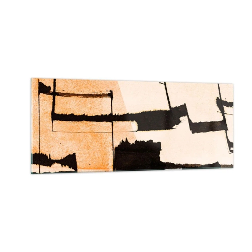 Quadro su vetro - Comunque in ordine - 100x40 cm