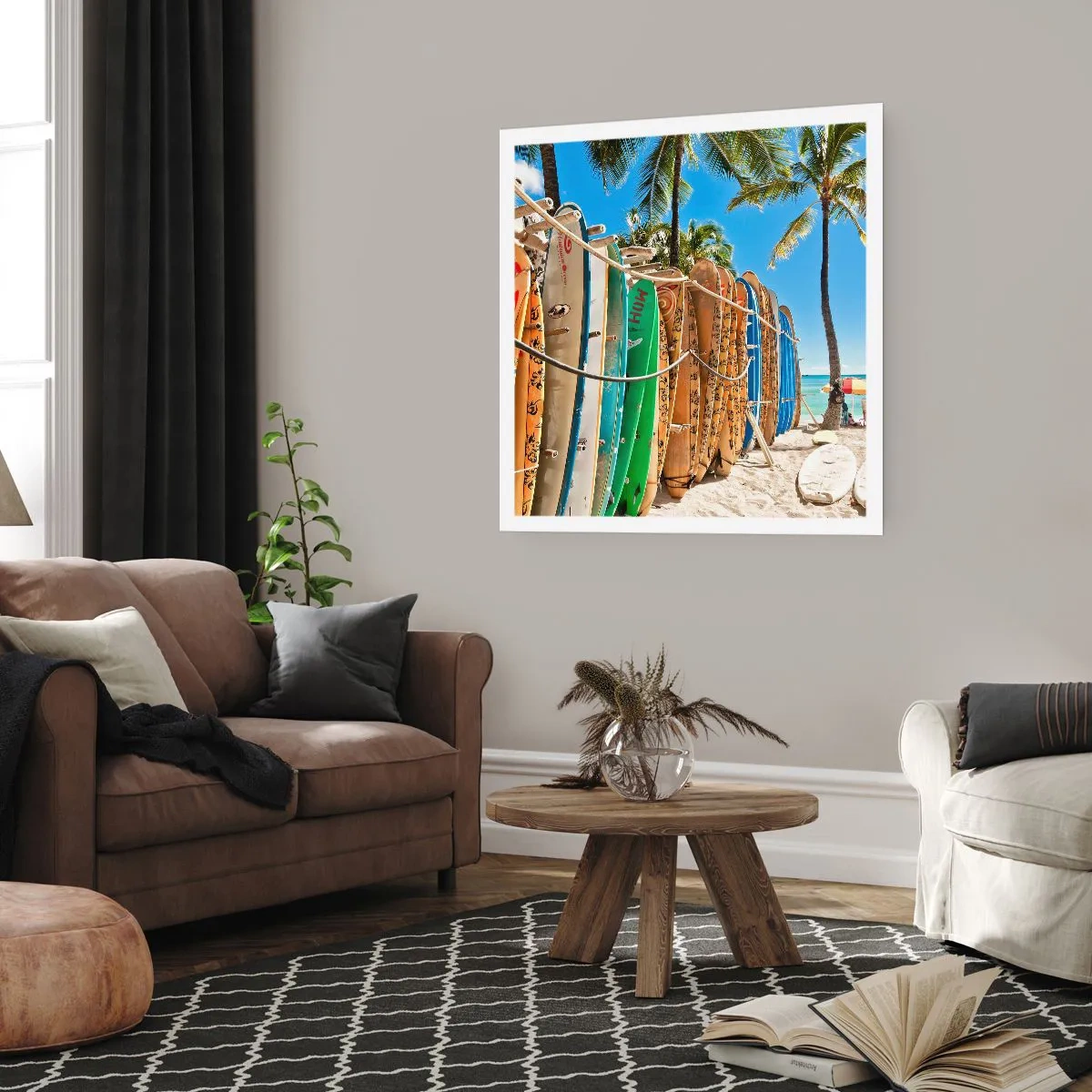 Poster - Divertimento sotto il sole - 30x30 cm