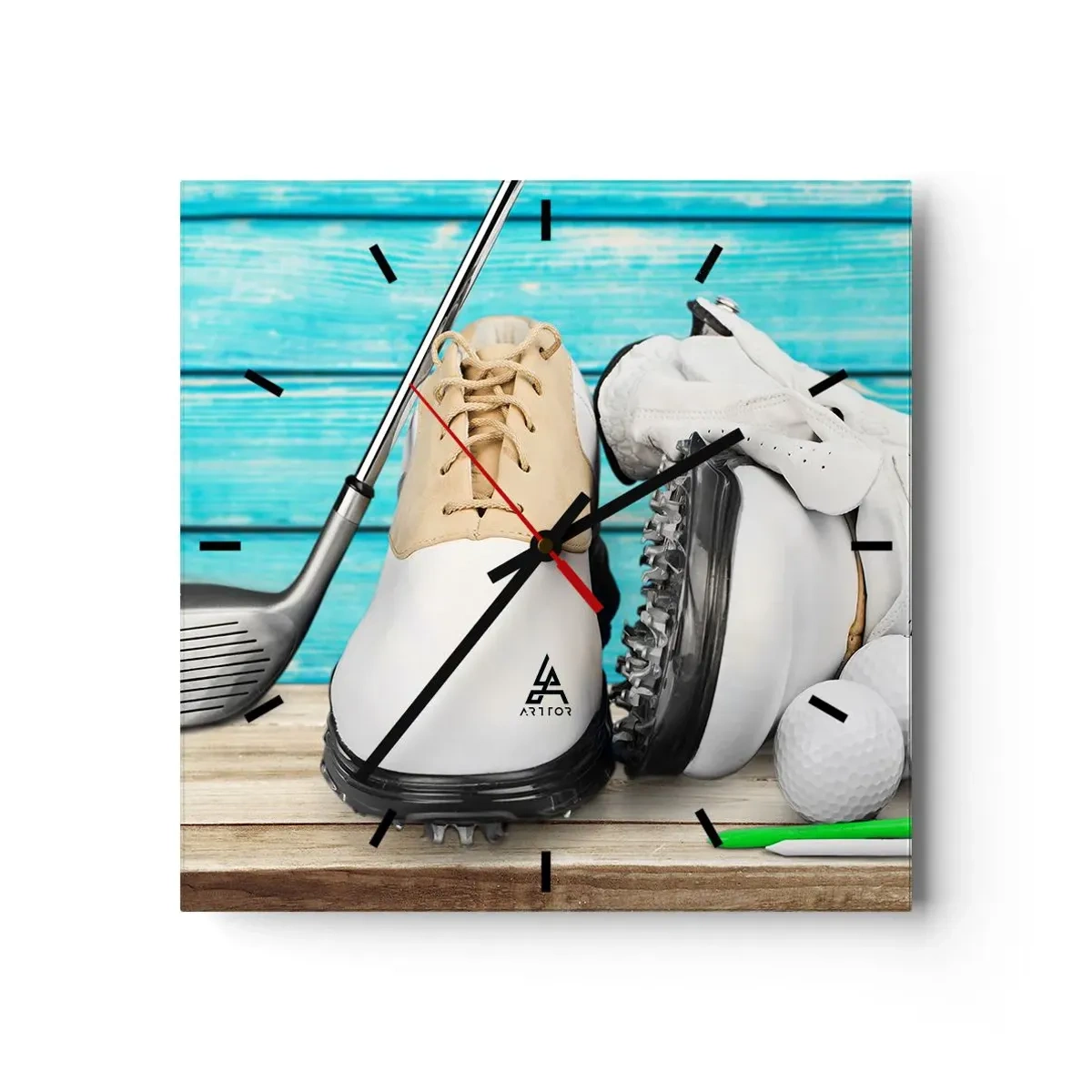 Orologio da parete - Orologio in Vetro - Tutto è pronto - 40x40 cm