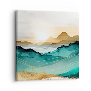 Quadro su tela - Stampe su Tela - Paesaggio ai confini dell'astrazione - 30x30 cm