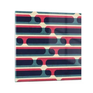 Quadro su vetro - Avanti fino in fondo - 30x30 cm