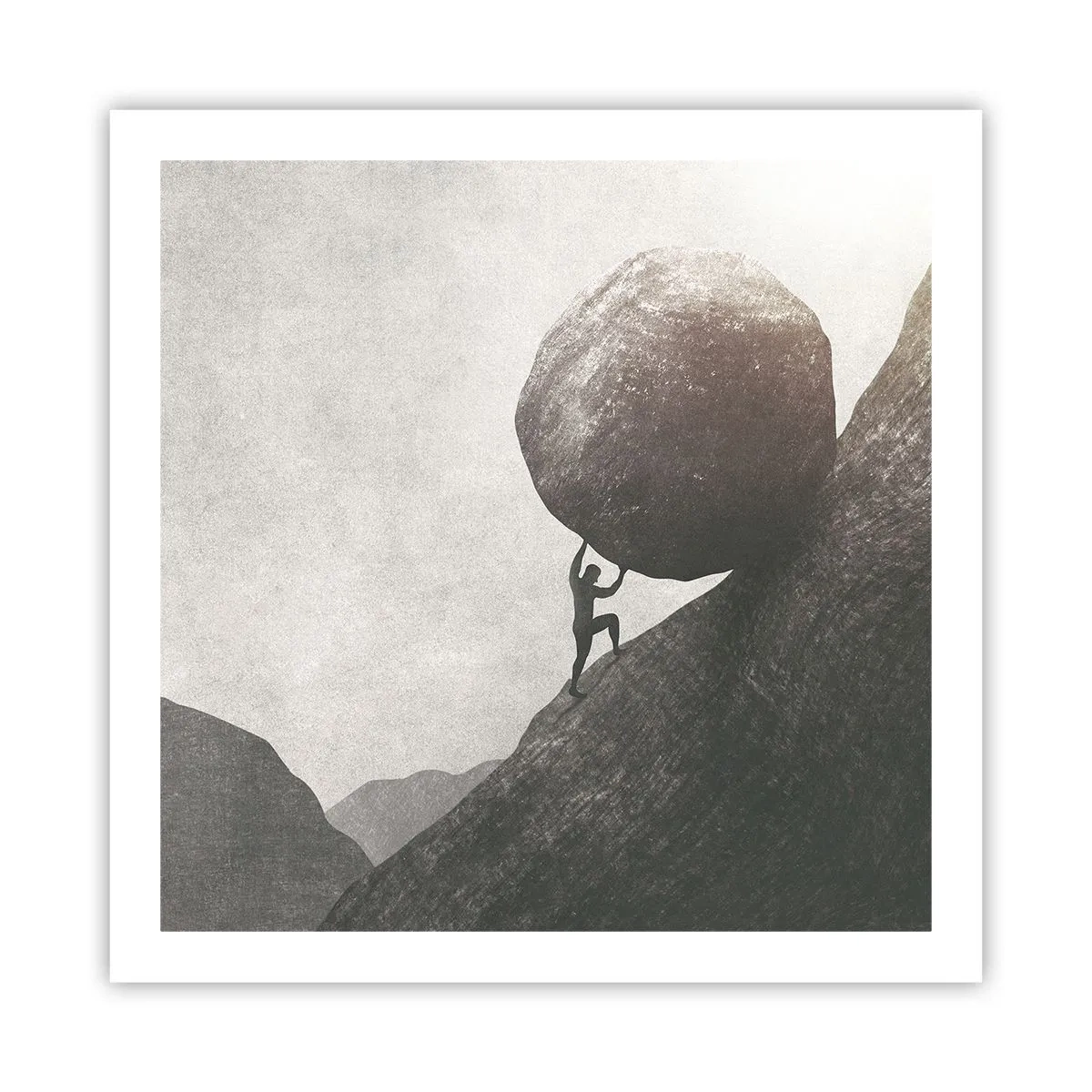 Poster - Credo contro ogni speranza - 60x60 cm