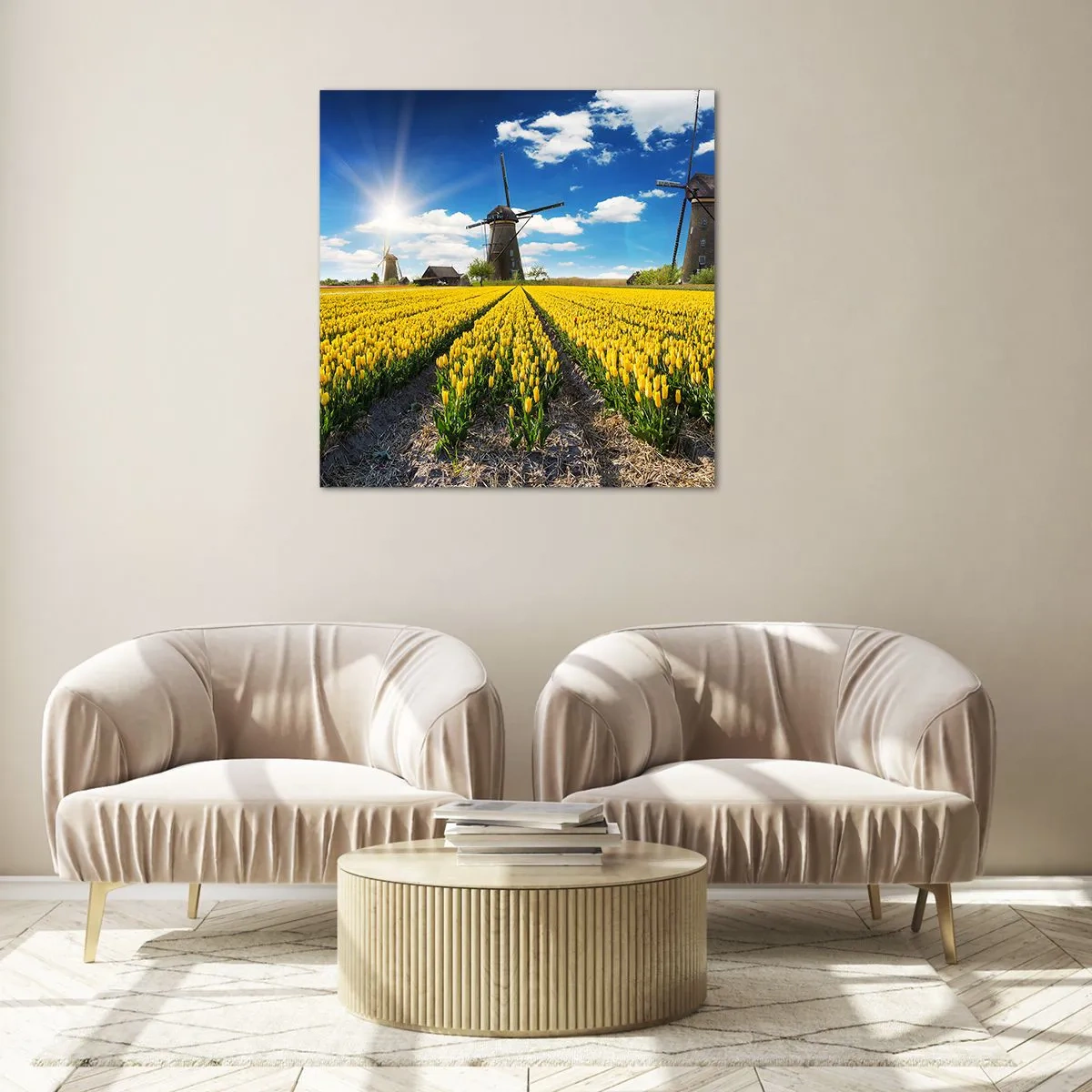 Quadro su vetro - Più olandesi di così non si può - 60x60 cm