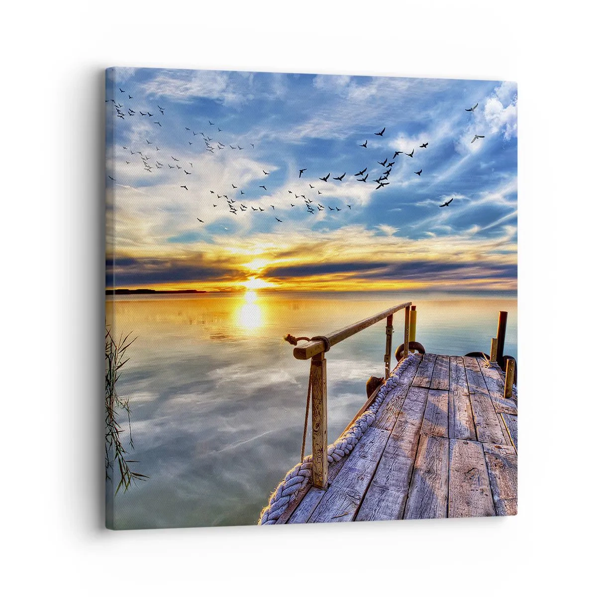 Quadro su tela - Stampe su Tela - Il vento è andato a dormire - 30x30 cm