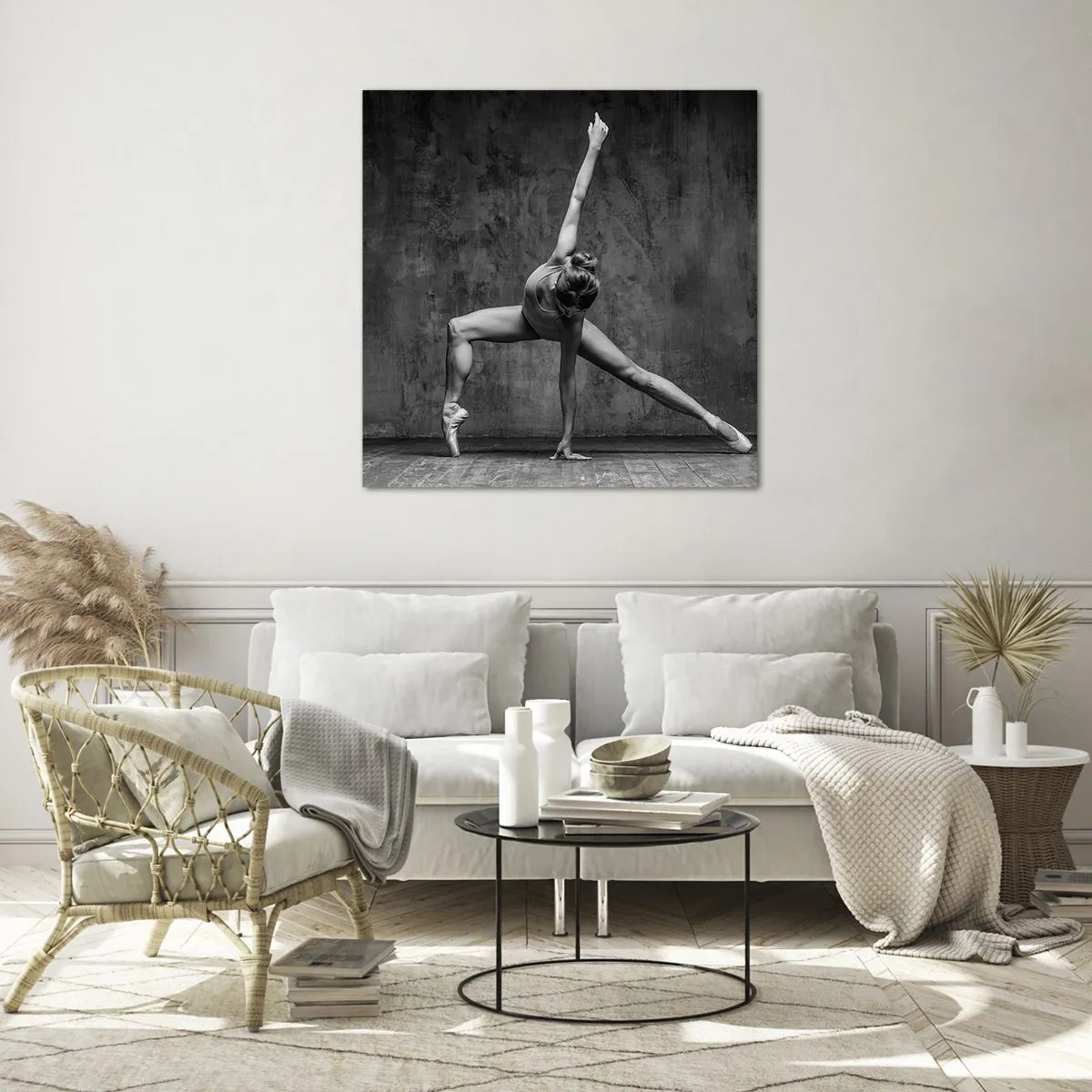 Quadro su vetro - Ideale di equilibrio - 70x70 cm