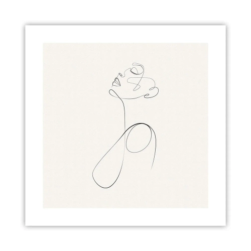 Poster - Avvolta nei sogni - 40x40 cm