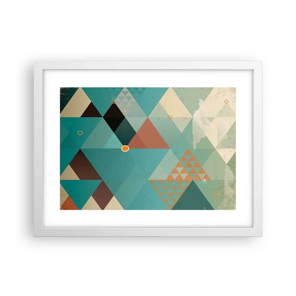 Poster in cornice bianca - Unità della molteplicità, molteplicità dell'unità - 40x30 cm