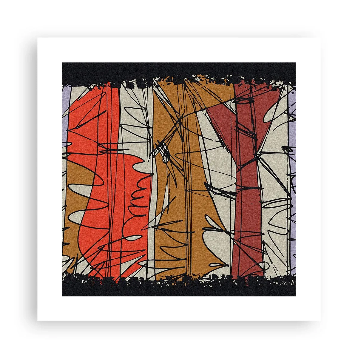 Poster - Composizione spontanea - 40x40 cm