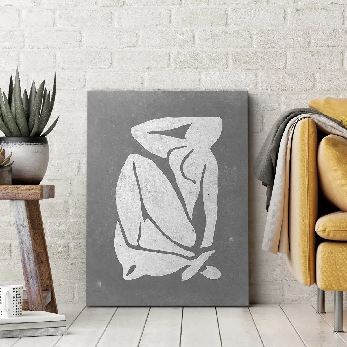 Quadro su tela - Stampe su Tela - Pensierosa - 55x100 cm