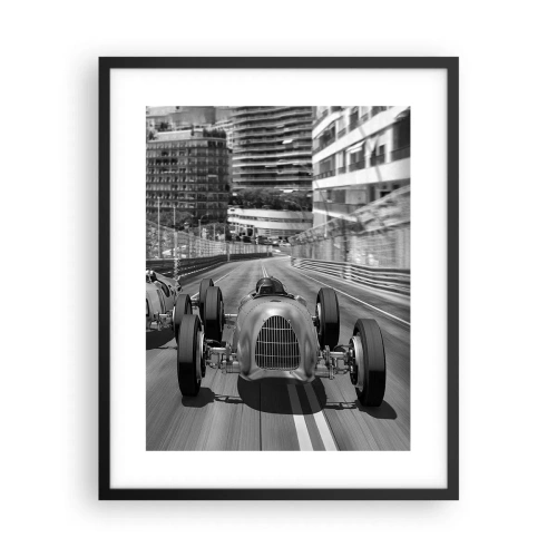 Poster in cornice nera - Tanto tempo fa a Montecarlo - 40x50 cm