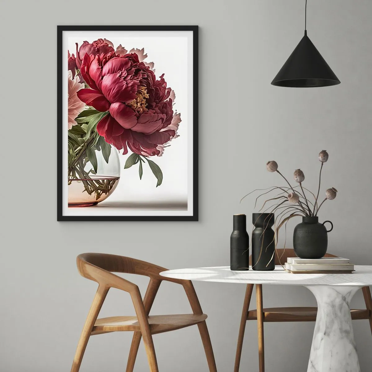 Poster in cornice nera - Bellezza in piena fioritura - 70x100 cm