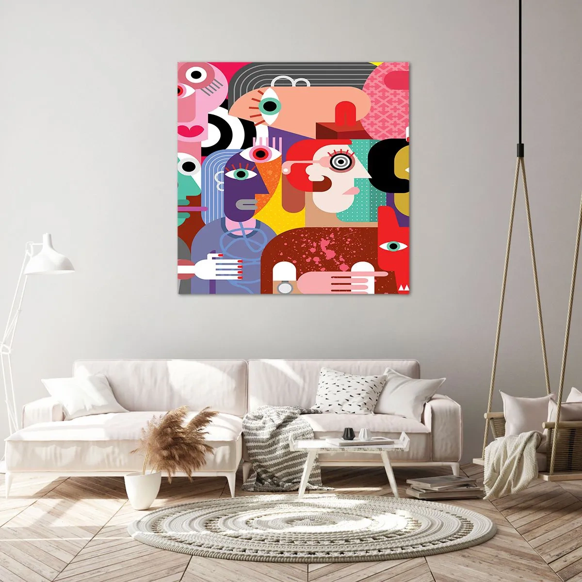 Quadro su tela - Stampe su Tela - Mi manda Picasso - 60x60 cm