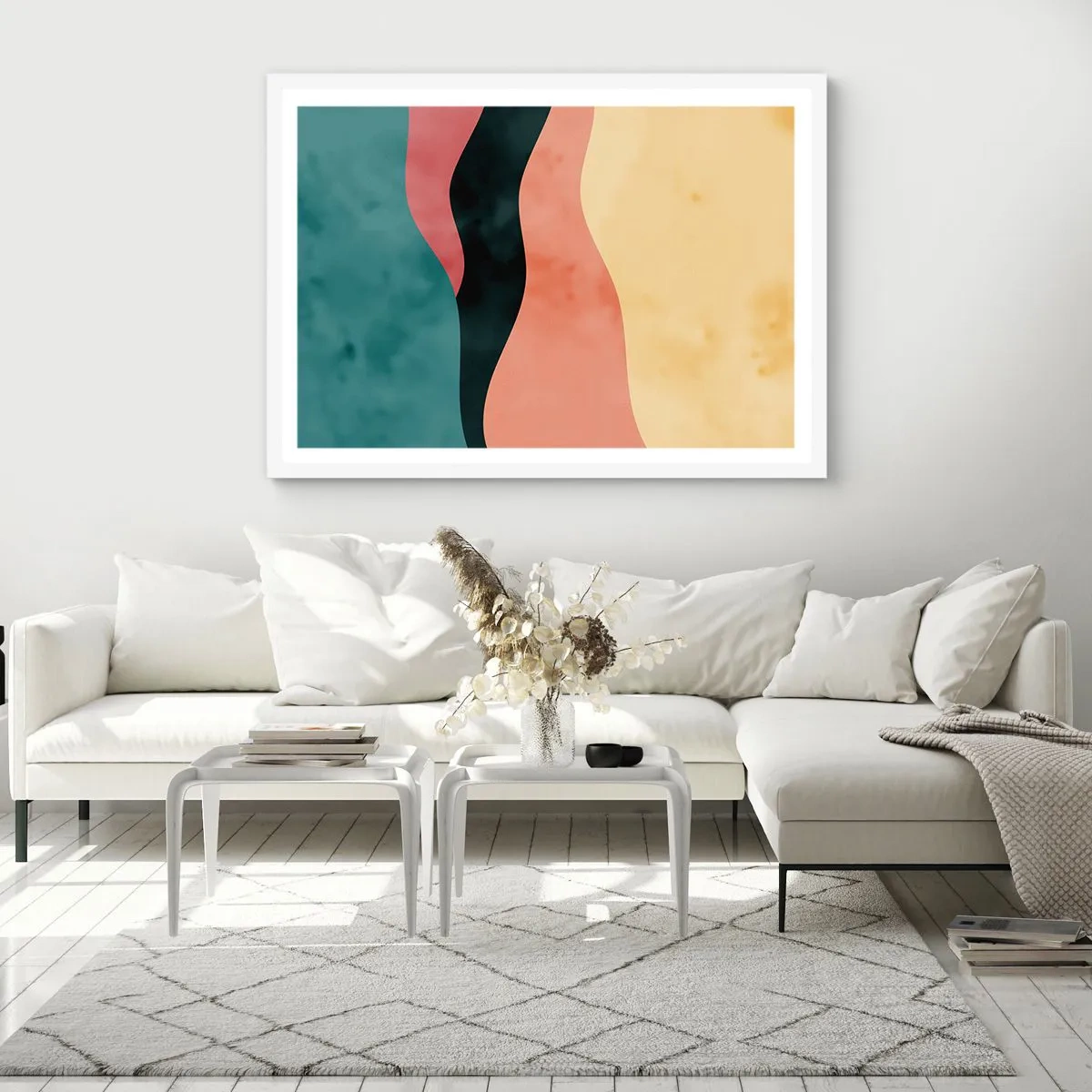 Poster in cornice bianca - Difformità conforme - 91x61 cm