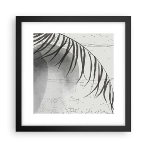 Poster in cornice nera - La delicata esoticità della natura - 30x30 cm