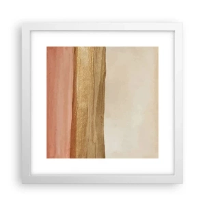 Poster in cornice bianca - Composizione verticale - 30x30 cm