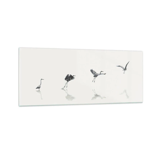 Quadro su vetro - Quattro semplici passi - 100x40 cm