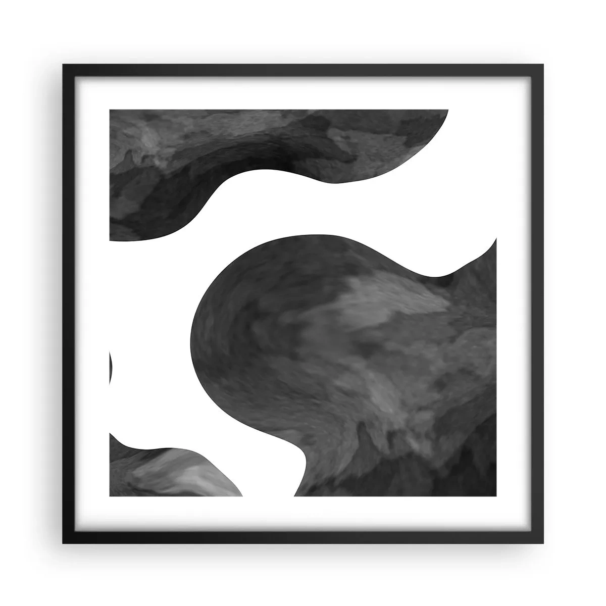 Poster in cornice nera - Via Lattea - 50x50 cm