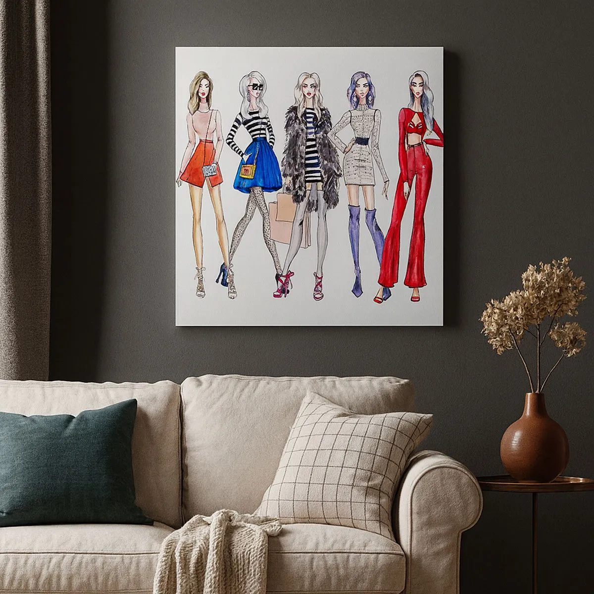 Quadro su tela - Stampe su Tela - Every week Fashion Week - 30x30 cm