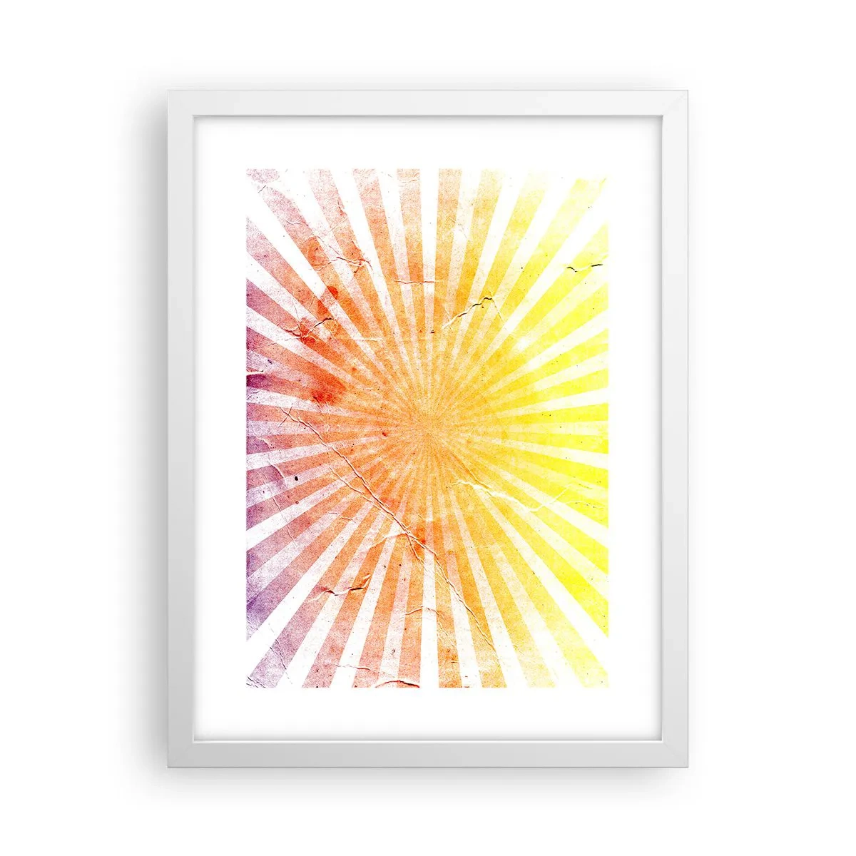 Poster in cornice bianca - Albe e tramonti - 30x40 cm