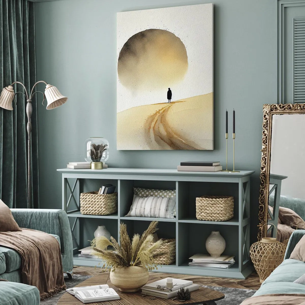 Quadro su tela - Stampe su Tela - Ed è nostalgia - 55x100 cm