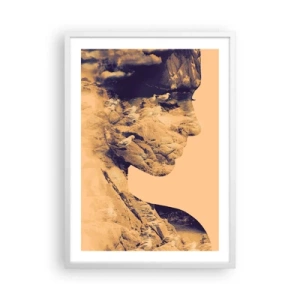 Poster in cornice bianca - Bella di natura - 50x70 cm