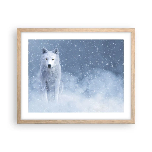 Poster in cornice rovere chiaro - Nello spirito dell'inverno - 50x40 cm