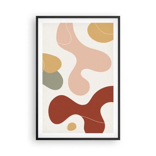 Poster in cornice nera - Ghirigori - 61x91 cm