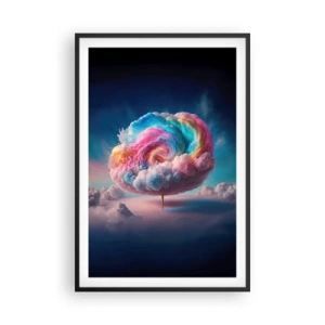 Poster in cornice nera - Il sogno del luna park - 61x91 cm