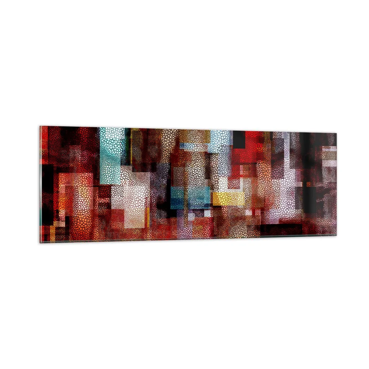Quadro su vetro - Confusione aggrovigliata - 90x30 cm