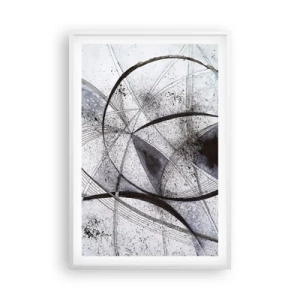 Poster in cornice bianca - Fantasia futuristica - 61x91 cm