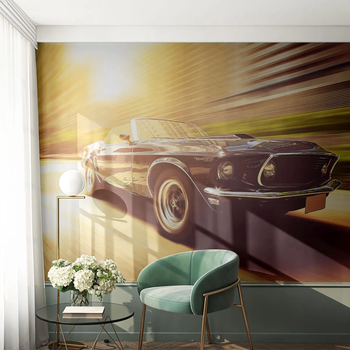 Fotomurali Standard Eco - 1967: il ritorno della leggenda - Auto, Cabriolet, Settore automobilistico - 200x140 cm