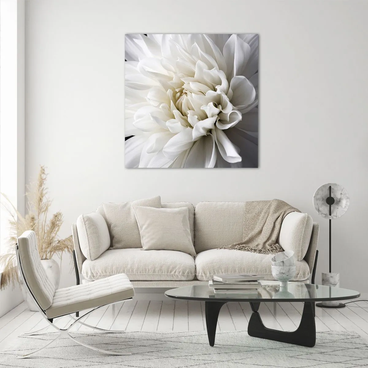 Quadro su vetro - Il mattino della sposa - 70x70 cm