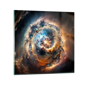 Quadro su vetro - L'inizio - 70x70 cm