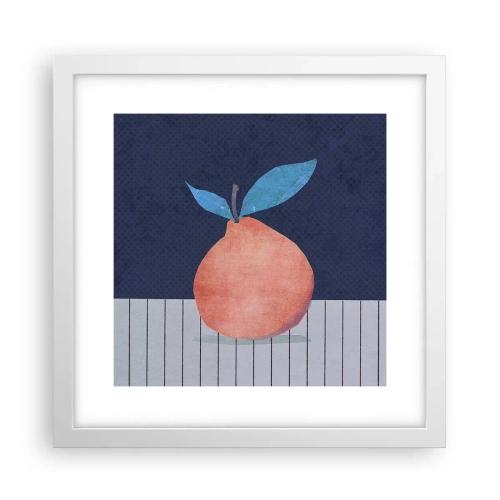 Poster in cornice bianca - Convessità e piano - 30x30 cm