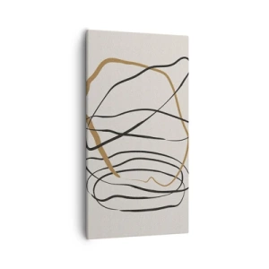 Quadro su tela - Stampe su Tela - Composizione: danza intricata - 55x100 cm