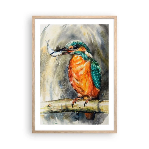 Poster in cornice rovere chiaro - La legge della natura - 50x70 cm