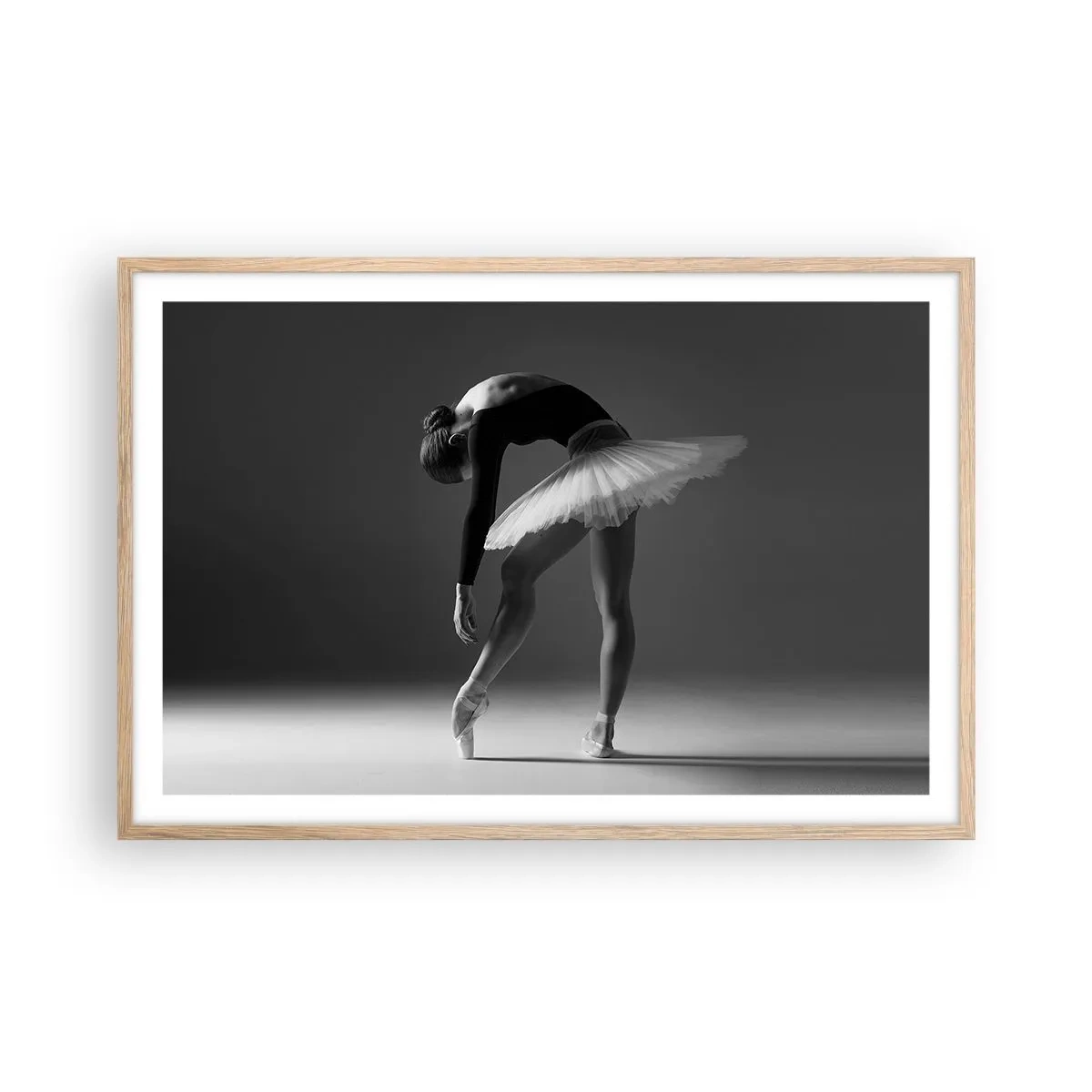 Poster in cornice rovere chiaro - Bella ballerina - 91x61 cm