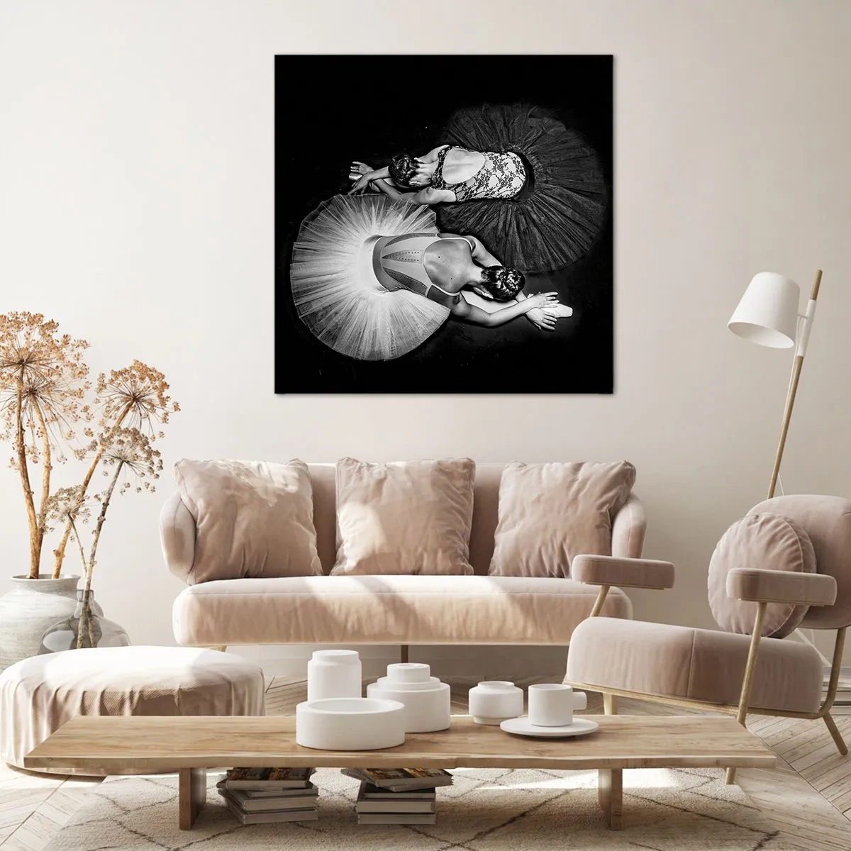 Quadro su tela - Stampe su Tela - Yin e yang -  equilibrio ideale - 60x60 cm