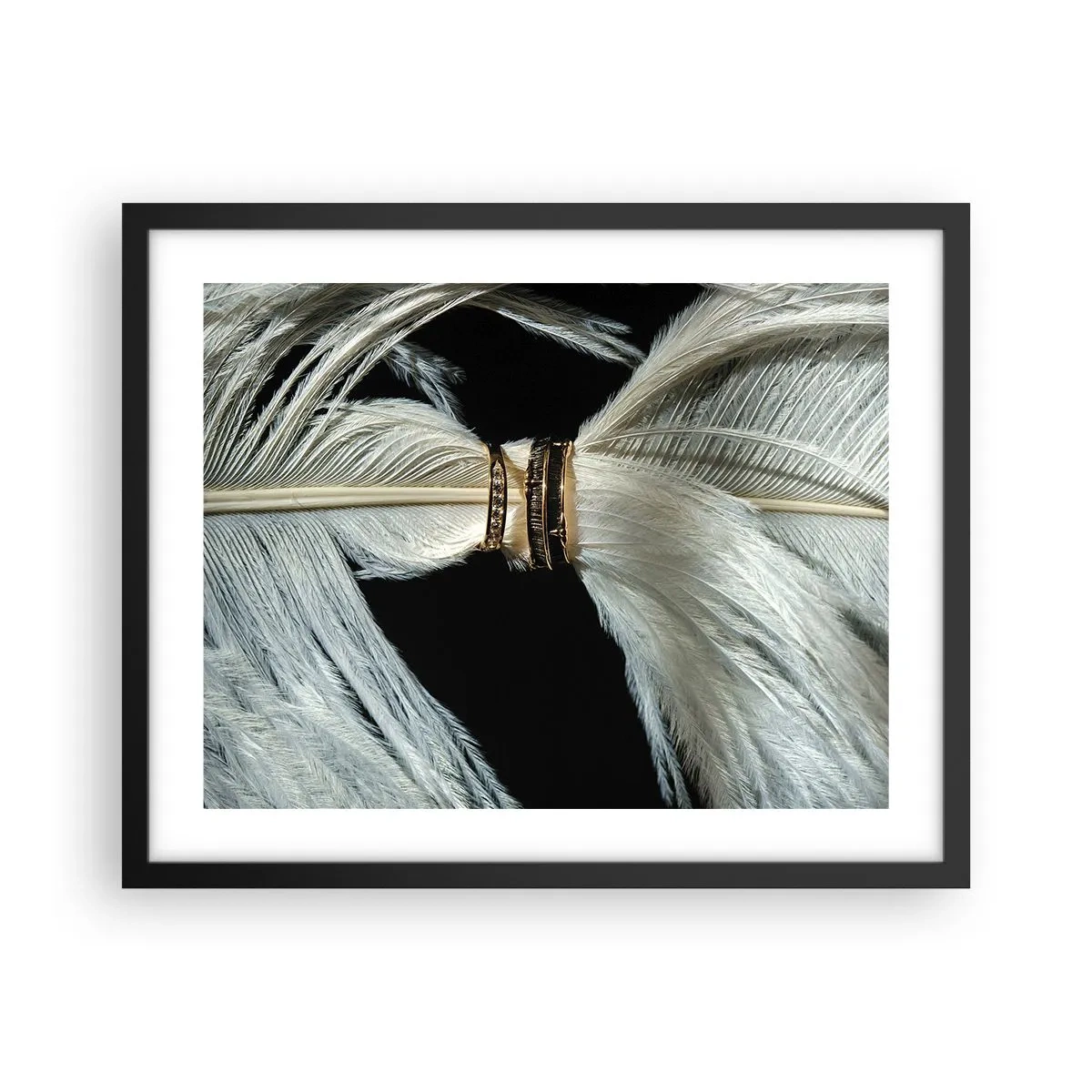 Poster in cornice nera - ...e non ti lascerò... - 50x40 cm