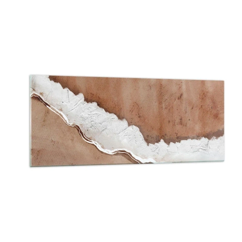 Quadro su vetro - Nei colori della terra - 100x40 cm